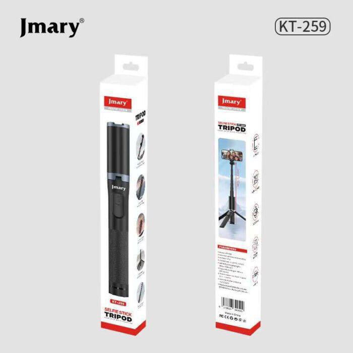 Jmary KT-259 Camera Phone Selfie Stick and Mini Tripods with Remote Shutter 162cm length